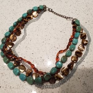 BUNDLE of Three Different Multi-Strand Necklaces